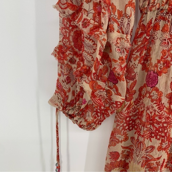 NEW Sunrise by the Kooples Boho Maxi Dress Size 1 - Picture 9 of 12